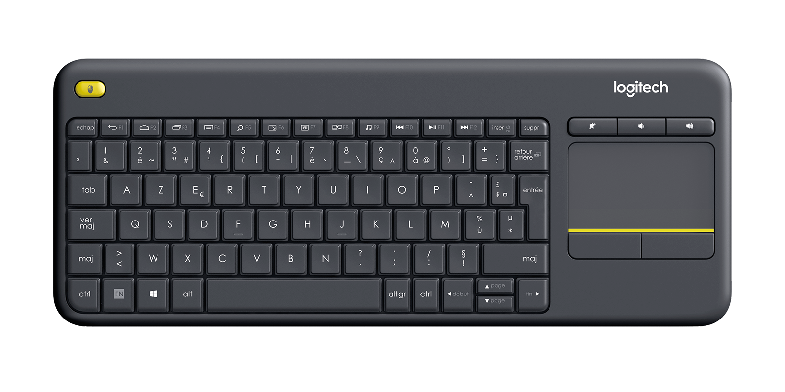 Logitech K400 Plus Wireless Touch Keyboard Logitech K400 Plus Wireless Touch Keyboard